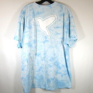 Birddogs Cloud Tie Dye T Shirt Men XL Blue Bird Dogs Hunting Tee Clouds
